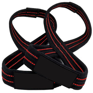 สายรัดยกน้ำหนักทรงเลขแปด คุณภาพสูง ทนทาน ผลิตจากผ้าฝ้ายอย่างดี ป้องกันการลื่น ปกป้องมือ เหมาะสำหรับใช้ในยิม ทั้งผู้ชายและผู้หญิง - Product Image 3