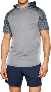 Custom Color Elastic Mens Purple T <b>Shirts</b> Short Sleeve Men's Hoodies Tshirt Pocket Tshirt - Product Image 5