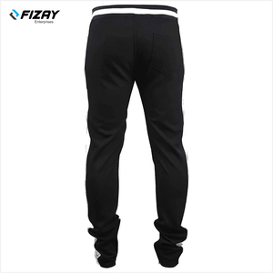 Pantalon de survêtement unisexe à logo personnalisé pour hommes Pantalon de jogging en polyester léger avec poches Pantalon de survêtement empilé pour gymnastique, fitness, sports d'athlétisme - Product Image 6