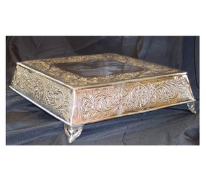 ฐานวางเค้กทรงกลมสแตนเลสแบบรักษ์โลก - Product Image 5