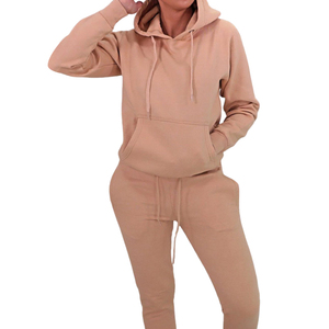 Ensemble survêtement deux pièces pour femmes grande taille, hiver 2021, écologique, coupe-vent, 100% coton - Product Image 3