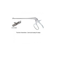 Forceps cervicaux Tischler Kevorkian, longueur 20 cm, mâchoires de préhension 3x7 mm