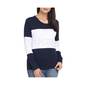เสื้อสเวตเชิ้ตของผู้หญิงคอลูกเรือแบบสวมหัวตัวยาวผ้าฝ้าย100% ออกแบบได้ตามต้องการสำหรับฤดูหนาว - Product Image 1