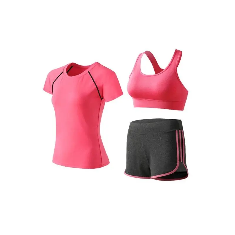 Correr ejercicio Yoga traje ropa deportiva para entrenamiento femenino Ropa deportiva Mujer 100% algodón gimnasio Fitness conjuntos de Pakistán