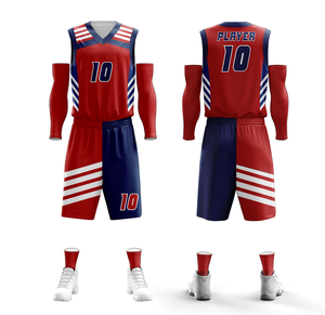 Uniformes de basket-ball en polyester sublimation, vente en gros, uniforme de panier de bonne qualité, 2021 - Product Image 2