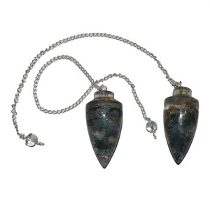 Pendentif Balle Orgone de Guérison en Aventurine Bleue de Haute Qualité, Pierre Précieuse Gravée en Agate, Cadeau d'Affaires - Product Image 1