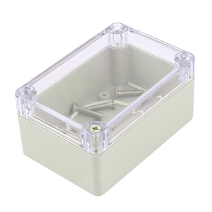 RAL7036 Boîtier gris étanche en plastique polycarbonate ABS Boîtier pour instruments électroniques Projet électrique Jonction extérieure - Product Image 2