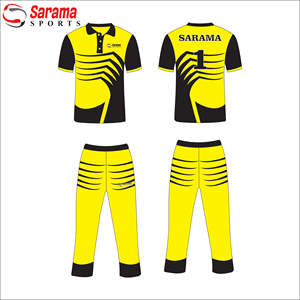 Uniforme y Camiseta de Cricket con Logotipo Estampado Ligero y Cómodo con el Nombre del Club y el Logotipo - Product Image 2