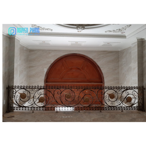 Balustrade de balcon en fer forgé, 2021 Designs, modèle européen, balustrade de balcon, en fer forgé - Product Image 3