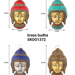 รูปปั้นทองเหลืองสำหรับตกแต่งบ้าน,รูปปั้นเศียรพระพุทธรูปขนาดเล็กสไตล์โบฮีเมียนของตกแต่งบ้านตามที่ลูกค้าต้องการ