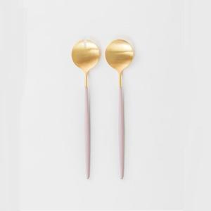 Juego de Cubiertos de Acero Dorado de Dos Piezas para Cocina, Juego de Tenedor y Cuchara con Decoración de Mesa de la Mejor Calidad, Juego de Cubiertos - Product Image 1