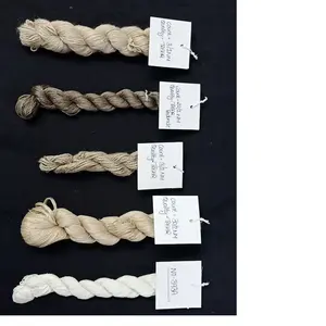 custom made natural silk yarns made from tussah, mulberry, muga and eri silk yarns in assorted sizes
