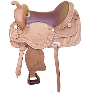 อานม้าตะวันตกหนังแท้สั่งทำพร้อมอุปกรณ์ชุบเงิน - Product Image 4