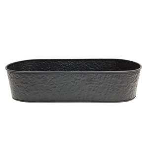 กระถางต้นไม้เหล็กสี่เหลี่ยมขนาดใหญ่สำหรับตกแต่งโต๊ะ - Product Image 2