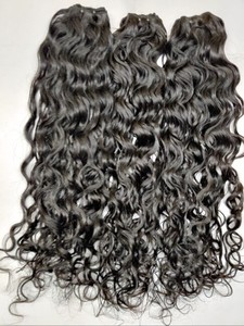 Meilleures extensions de cheveux bouclés indiens naturels 100% de haute qualité non traités alignement de trame unique longue durée couleur naturelle lisse - Product Image 2