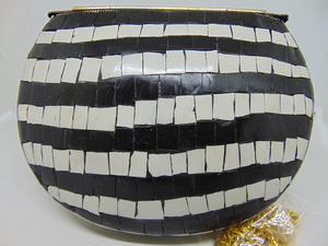 Inde Mosaïque pierre métal embrayage sac à main - Product Image 3