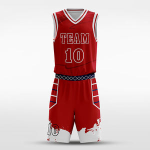OEM Logo Personnalisable Maillot de Basketball Uniforme Haute Qualité Respirant Hommes Ensembles Bas Vente quantité minimale de commande Sublimation Design-Taille Plus - Product Image 3