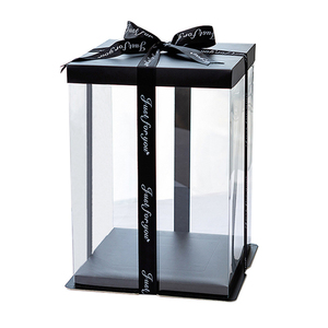 Hot Sale Cakesicle Box Environmentally Friendly Clear Transparent Cake Boxes