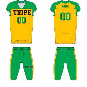Soccer Sport Wholesale American Football Jerseys Pants Custom Sublimation Printed Short Sleeve 100% Polyester Plus Size Uniform - Product Image 3