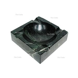 Cenicero de color verde mármol de diseño admirable con vajilla de la más alta calidad Cenicero para fumar en la India - Product Image 4