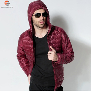 Vente Flash 2024 MESS SPORTS Veste d'hiver réversible à capuche pour homme, écologique, tendance, en blanc, vente en gros - Product Image 4