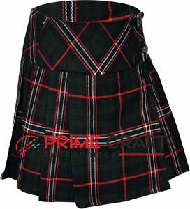 Scottish Black Stewart <b>Tartan</b> <b>Ladies</b> <b>Skirt</b> - Product Image 3