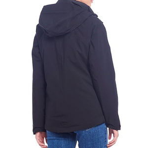 Chaqueta Cortavientos de Invierno para Mujer, Estilo Universitario, Tejido Satinado Transpirable, Talla XL, Decoración Bordada con Bolsillo, Resistente al Viento - Product Image 2