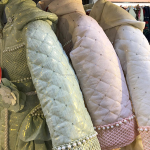 Pantalon en velours côtelé, 3 pièces, pour femme, robe de couleur blanche, design étonnant, pour la saison d'hiver, nouvelle collection - Product Image 5