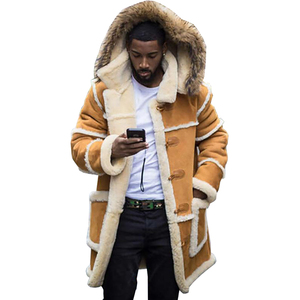 Dernier design, logo personnalisé, parka longue d'hiver en cuir véritable pour homme et femme, épaisse, à séchage rapide, respirante, avec capuche, fabriquée aux États-Unis - Product Image 2
