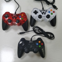 Control de Juego con Cable USB Gotogether T808 para PC, Smart TV Box Android, Joystick de Estilo Clásico con Motor de Vibración Compatible con Tablets