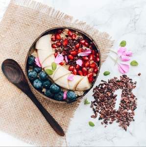 Smoothie Bowl <b>Tool</b> Polished Coconut Bowl Shell Disposable Eco-Friendly From Vietnam - Product Image 6