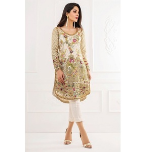 ชุดเดรสปาร์ตี้3ชิ้นลายพีชสำหรับผู้หญิงชุดเดรสลูกไม้ติดเพชรชุดอินเดียและฤดูหนาว - Product Image 4