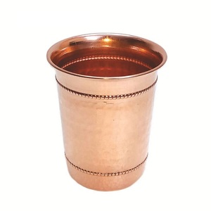 Bol et tasse en cuivre pur et personnalisés, pour boisson, bol martelé décoratif moderne pour la vente - Product Image 4
