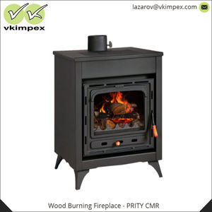 Cheminée à bois autoportante au design moderne, 138 kg, prix compétitif, en acier, pour usage intérieur, chambre à coucher, villa - Product Image 2