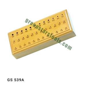 GS 539A Support de foret à bois avec 36 trous pour outils et équipements de bijouterie - Product Image 1