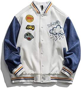 Veste Slim Fit en satin pour homme de la nouvelle collection de Offre Spéciale décontractées à col montant pour un usage quotidien en hiver - Product Image 4