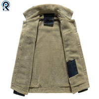 Blouson en jean pour homme, vêtement d'hiver, épais et chaud, coupe-vent, décontracté avec col en fourrure, à la mode, 2020