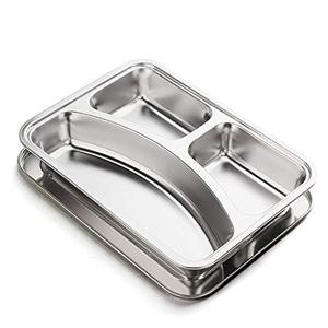 Plateau de désordre en acier inoxydable pour le dîner - Product Image 1