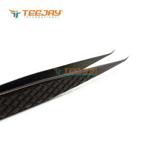 แหนบปลายตรง TEEJAY ELT-408 สีดำพลาสม่า สแตนเลสสตีล ปลายเรียบ ยาว 12.5 ซม. สำหรับใช้กับคิ้ว - Product Image 5