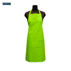 Delantal de Cocina Personalizado 100% Algodón, Delantal de Chef con Dos Bolsillos, Delantal Negro con Logotipo Bordado, Restaurante, Hotel, OEM, Venta al por Mayor - Product Image 1