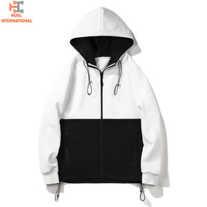 Sudadera con capucha de algodón 100% de felpa, de moda, gruesa, premium, con cremallera, lisa, de invierno, personalizada para hombre - Product Image 3