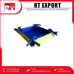 ตะกร้าใส่ขนมปังวัสดุผ้าฝ้ายแท้ดีไซน์ตามสั่งผู้ผลิตอินเดีย - Product Image 3