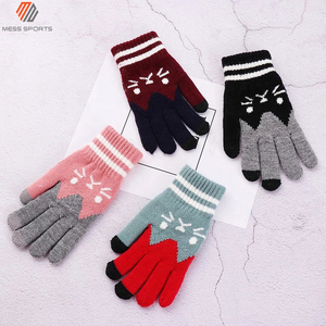 <b>Men</b> Women Checked Cotton Soft Lining <b>Thermal</b> Elastic Cuff Texting Anti Sports for Screen Winter <b>Gloves</b> - Product Image 6
