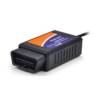 Escáner OBD2 USB ELM 327 para Automóviles para PC V1.5A, Compatible con Herramienta de Diagnóstico de Interfaz OBD