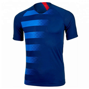New Unisex Single Sports Jersey 100 Grams Polyester Spandex Digital Print Football/<b>Soccer</b> Customizable Logo Top Set Style - Product Image 4