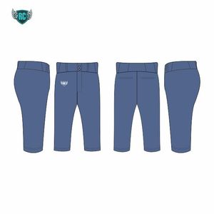 Pantalon de baseball personnalisé avec ceinture rouge et rayures latérales pour hommes et uniformes d'équipe de jeunes - Product Image 5