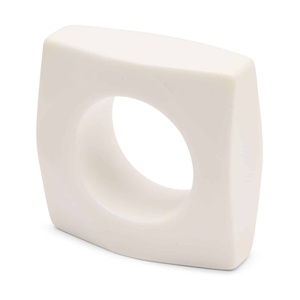 Anneau de Table en résine blanche, 30 pièces, fournitures de fête, décoration pour mariage, événement, rapide en érable, à la mode - Product Image 1