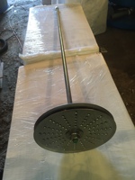 Nouveau Skimmer Circulaire Universel en Acier Inoxydable Flexicone pour Moteur 0,18 KW-2,5 kW, Puissance de l'Arbre 220/380V, Diamètre de l'Impeller 200mm