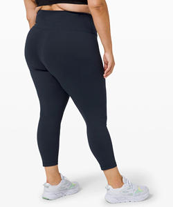 Pantalones de Yoga con Bolsillo para Correr, Cintura Alta, Leggings Deportivos para Mujer, Spandex/Poliéster, Tejido Elástico Informal - Product Image 3