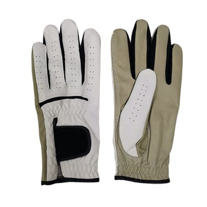 Venta al por mayor Guantes Golf Cabretta Cuero antideslizante Guante de golf Logotipo personalizado Guantes de golf Cabretta Piel de oveja - Product Image 1